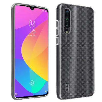 Zašcitni ovitek iz silikonskega gela, tanek in odporen - prozoren str. Xiaomi Mi 9 Lite