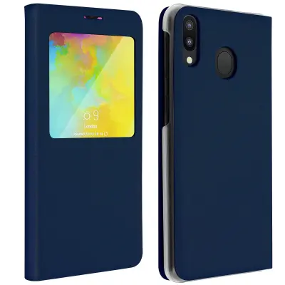 Okno Folio Cover, Fine and Light - Midnight Blue str. Samsung Galaxy M20