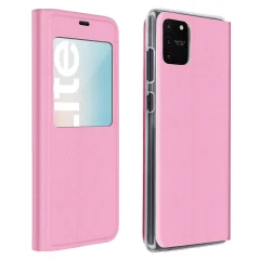 Izjemno tanek ovitek za okno s polno zašcito za Samsung Galaxy S10 Lite - roza