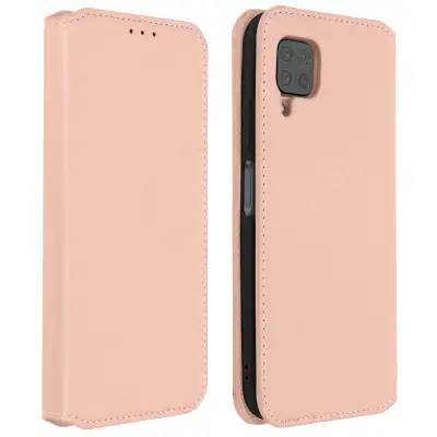 Ovitek za Huawei P40 Lite, držalo za kartice in stojalo za video - rožnato zlato