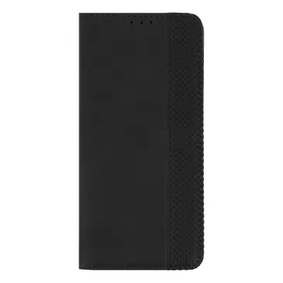 Preklopna torbica z magnetno denarnico Oukitel C19, funkcija stojala - crna