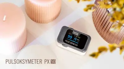 Naprstni TEESA pulzni oksimeter z merilcem srčnega utripa, OLED