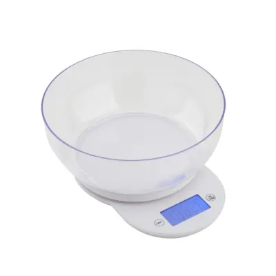 Digitalna kuhinjska tehnica 1g-5kg / bela / abs