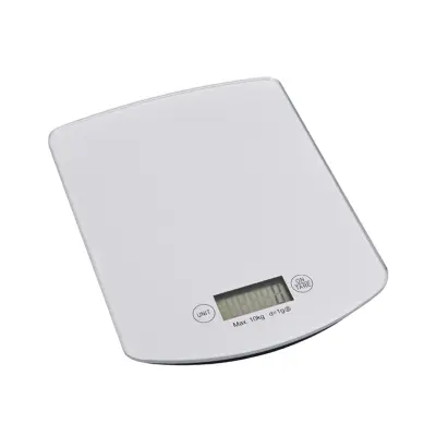Elektronska tehtnica 1g-10kg / srebrna / steklo