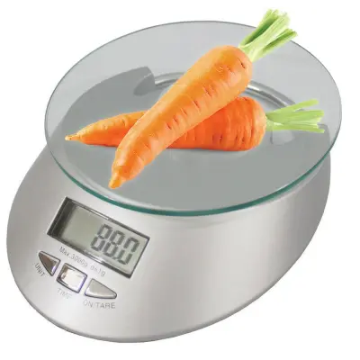 Steklena LCD kuhinjska tehtnica 1g do 5kg