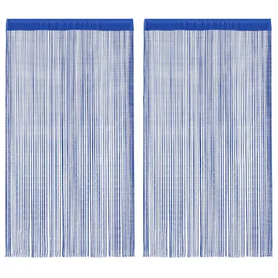 vidaXL Zavese iz nitk 2 kosa 140x250 cm modre barve