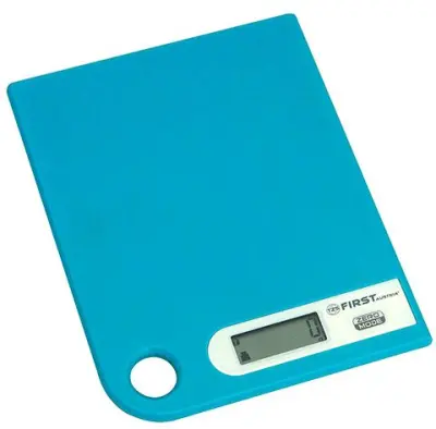 Tehtnica kuhinjska FIRST 5kg (g.:1g), volumen, modra