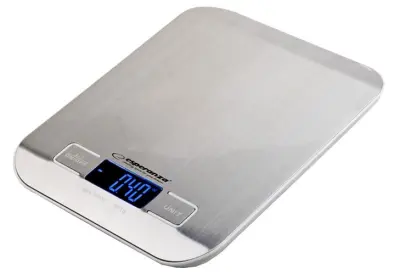 Tehtnica kuhinjska digitalna ESPERANZA brušen aluminij 5kg (g.:1g)