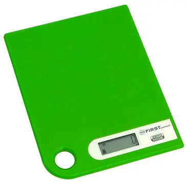 Tehtnica kuhinjska FIRST 5kg (g.:1g), volumen, zelena