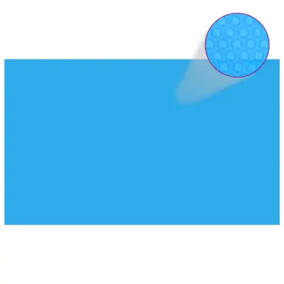 vidaXL Pravokotno pokrivalo za bazen 1000x600 cm PE modro