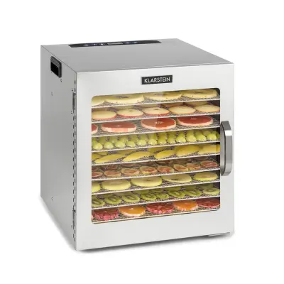 Klarstein Captain Jerky 110, sušilnik za živila, 1000 W, 30 - 90 ° C, 24 ur. časovnik, nerjaveče jeklo