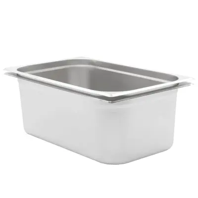 vidaXL Gastronomske posode 2 kosa GN 1/1 200 mm nerjaveče jeklo