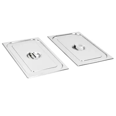 Pokrovke za posodo GN 1/1 2 kosa nerjaveče jeklo