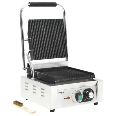 vidaXL Žar za sendviče nerjaveče jeklo 1800 W 31x30,5x20 cm