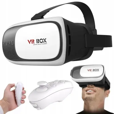 VR BOX 3D virtualna očala za telefone Android iOS + daljinec