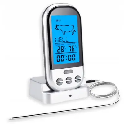 PRO LCD kuhinjski termometer s sondo 100cm do 250°C za meso