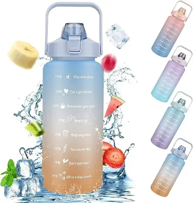 Športni bidon s slamico za vodo 1500ml