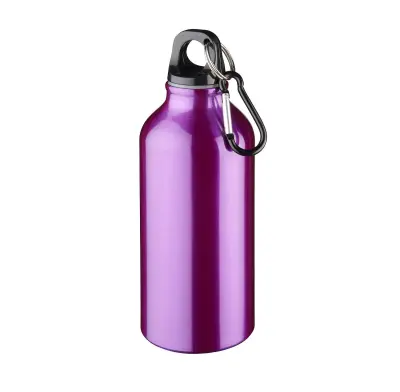 Aluminjast športni bidon za vodo 500ml + karabin