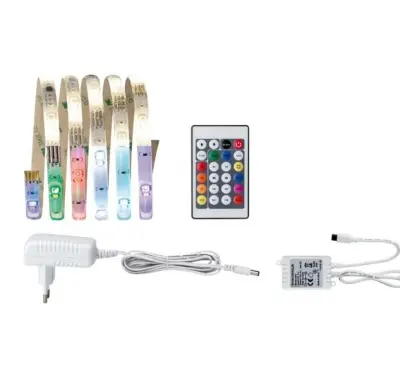 Set 12V LED trak RGBW 3000K 1,5m + daljinec