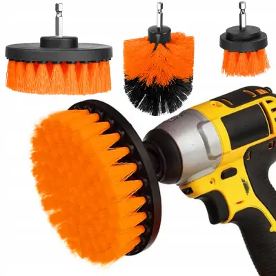 Set 4 HEX čistilnih ščetk za vijačnik do 120mm – krtače