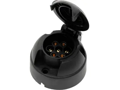 Vtičnica za prikolico plastična 7PIN 12-24V