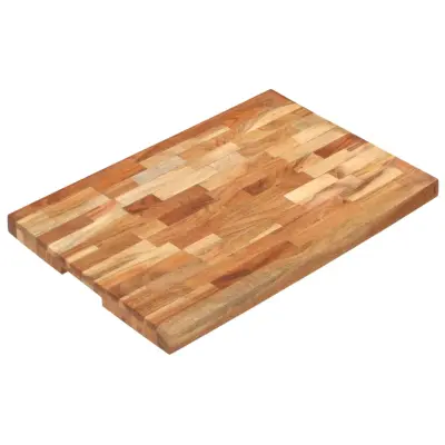 vidaXL Deska za rezanje 60x40x4 cm trden akacijev les