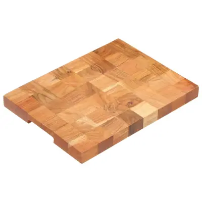 vidaXL Deska za rezanje 40x30x3,8 cm trden akacijev les