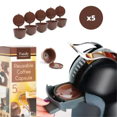 Kapsule za večkratno uporabo za aparate Dolce Gusto 5 kos