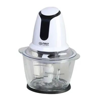 Sekljalnik FIRST 1,2 L, steklena posoda, 4-rezila, 500W