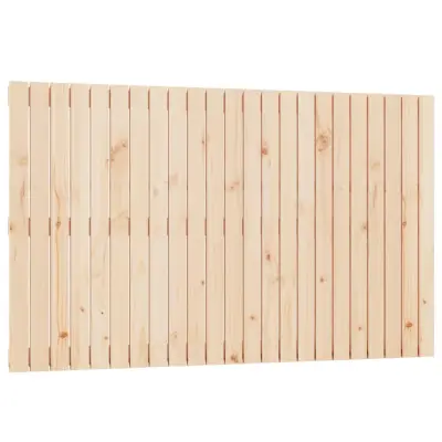 vidaXL Stensko posteljno vzglavje 147x3x90 cm trdna borovina