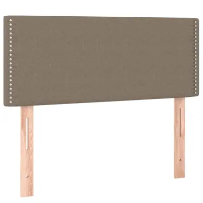 vidaXL Posteljno vzglavje taupe 90x5x78/88 cm blago