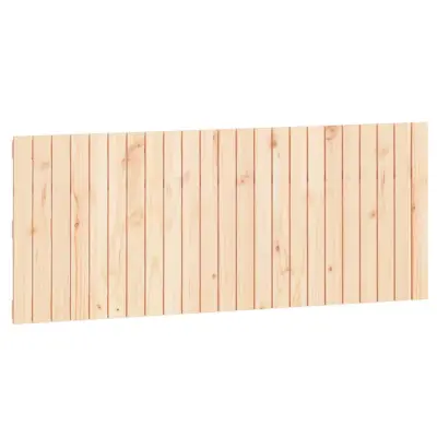vidaXL Stensko posteljno vzglavje 147x3x60 cm trdna borovina