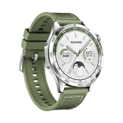 HUAWEI WATCH GT 4 46 mm zelena/srebrna ura