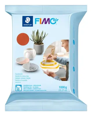 Modelirna masa FIMOair 1kg terakota
