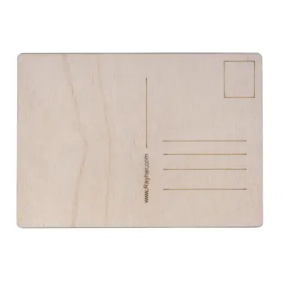 Lesena razglednica, natur, 14.8x10.5x0.3cm, 2 kosa
