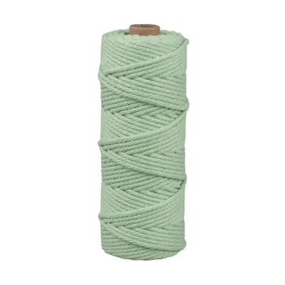 Vrvica makrame, mint zelena, 3 mm, 70 m