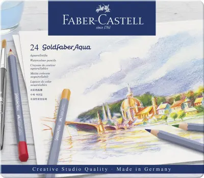 Akvarelne barvice Goldfaber Aqua set 24