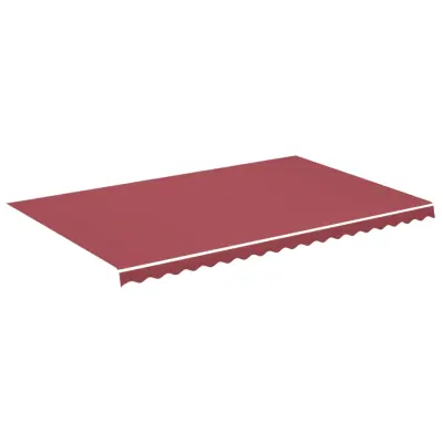 vidaXL Nadomestno blago za tendo bordo rdeče 5x3 m
