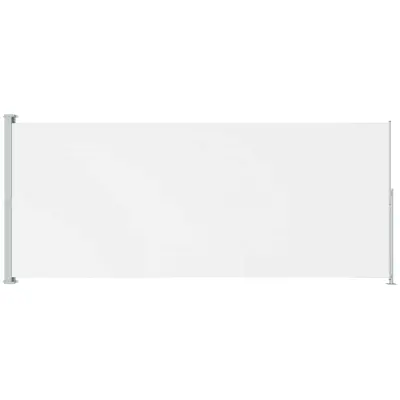 vidaXL Zložljiva stranska tenda za teraso 180x500 cm krem