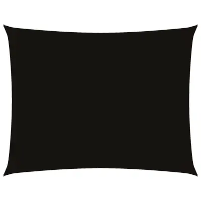 vidaXL Senčno jadro oksford blago pravokotno 4x6 m črno
