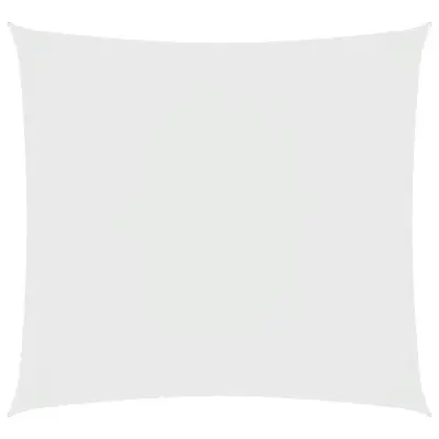 vidaXL Senčno jadro oksford blago kvadratno 4,5x4,5 m belo
