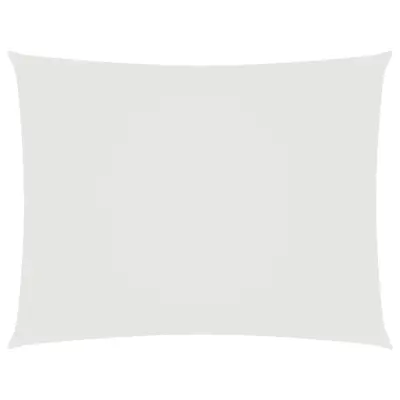 vidaXL Senčno jadro oksford blago pravokotno 6x7 m belo