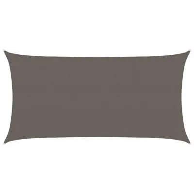 vidaXL Senčno jadro 160 g/m² antracitno 2,5x4,5 m HDPE