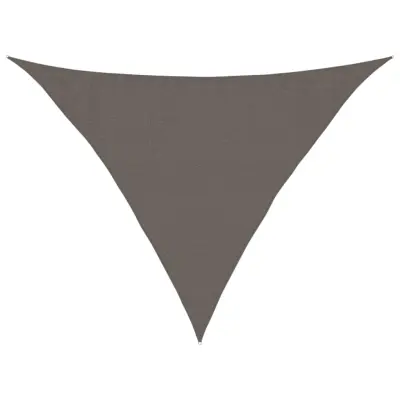 vidaXL Senčno jadro 160 g/m² antracitno 3,5x3,5x4,9 m HDPE