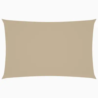 vidaXL Senčno jadro oksford blago pravokotno 2x4,5 m bež