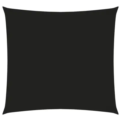 vidaXL Senčno jadro oksford blago kvadratno 2,5x2,5 m črno