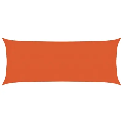 vidaXL Senčno jadro 160 g/m² oranžno 2x4,5 m HDPE