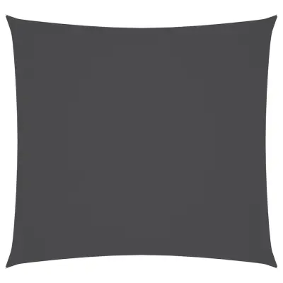 vidaXL Senčno jadro oksford blago kvadratno 7x7 m antracitno