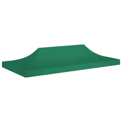 vidaXL Streha za vrtni šotor 6x3 m zelena 270 g/m²