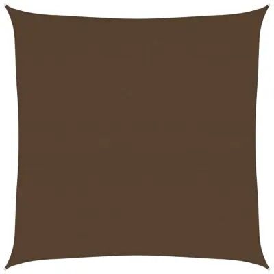 vidaXL Senčno jadro 160 g/m² rjavo 4,5x4,5 m HDPE